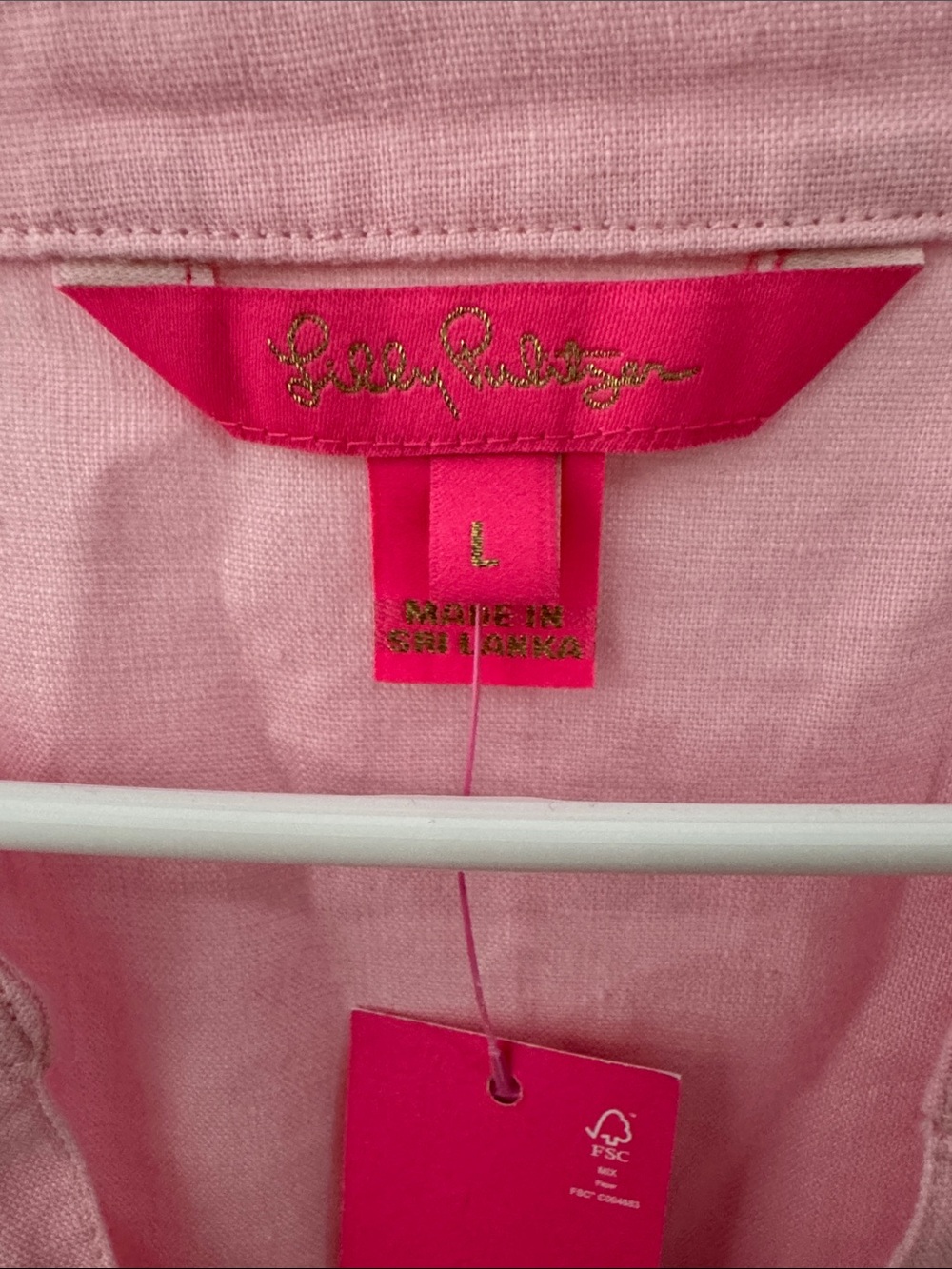 Lilly Pulitzer Light Pink Peplum Tunic Top - Picture 2 of 4
